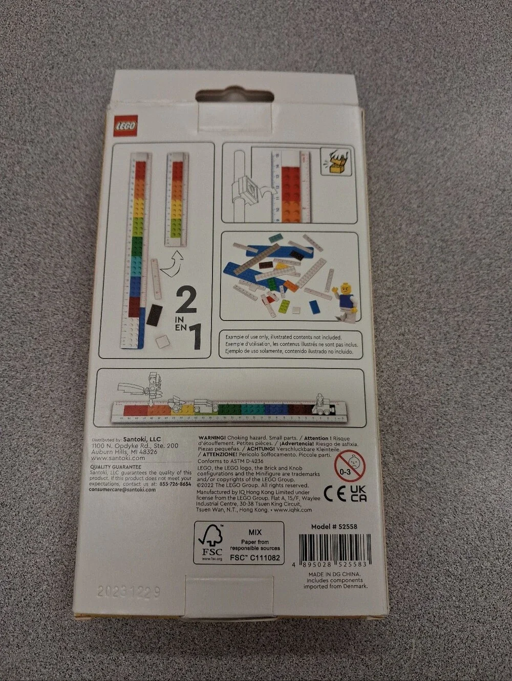 Lego Buildable Ruler